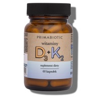 VITAMIN D3 K2 Mk7 KAPSULE PRIMABIOTIC 60ks