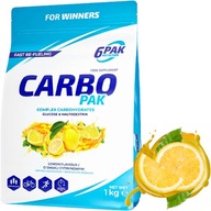 6PAK CARBO PAK 1000G WĘGLOWODANY + WIT B1 ENERGIA Cytryna