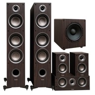 ZESTAW KINA DOMOWEGO 5.1 TAGA HARMONY TAV-607F+C+S + SUB TSW-90 WENGE