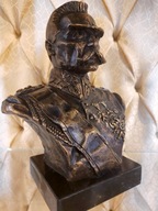 Popiersie Naczelnik Józef Piłsudski Rzeźba Brąz Figura Sygnowana KL