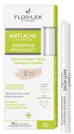 Floslek Anti Acne 24H Maskovací korektor pre zmiešanú mastnú aknóznu pleť 1