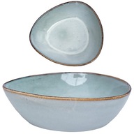 EBÉDLŐ TÁL HÚSLEVES 600ml OVÁLIS KÉK KERÁMIA LEVESES