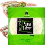 Wietnamski Papier Ryżowy Okrągły Bezglutenu Do Sajgonek 100g HOUSE OF ASIA