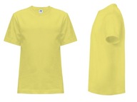 T-SHIRT DZIECIĘCY koszulka JHK TSRK-150 jasny żółty 5-6 LY 122