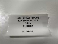 mirror right KIA SPORTAGE II 3 PIN EUROPA ORYG