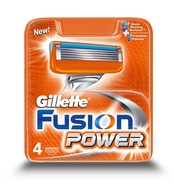 GILLETTE FUSION POWER WKŁAD 4SZTUKI