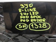 bumper VW PASSAT B9 3J0 R-LINE LED below 6 PDC below RADAR front front