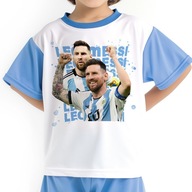 Detské pyžamo LEO MESSI Tričko + Futbalové Nohavice Mix Vzorov 110 cm