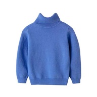 Chlapčenský sveter s rolákom. Detská košeľa z čistej bavlny 2T7