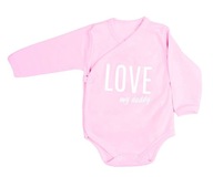 BODY KOPERTOWE NIEMOWLĘCE LOVE DADDY KIMONO R. 68