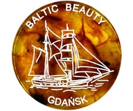 Bursztynowa moneta Baltic Beauty Gdańsk