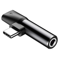 BASEUS PRZEJŚCIÓWKA AUDIO USB-C / mini JACK 3,5mm AUX KONWERTER ADAPTER 1A