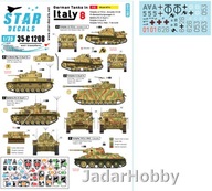 Star Decals 35-C1208 1/35 German Tanks in Italy