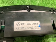MERCEDES E W211 Unite commande clima OGRZEWANIA 2118300685