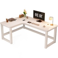 GAMER SAROK ÍRÓASZTAL SZÁMÍTÓGÉP NAGY MODERN FEHÉR LOFT 120 CM