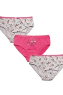 Dievčenské nohavičky bikiny G-579BI, Lama ružovo-sivé