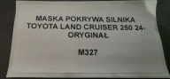 Cofano TOYOTA LAND CRUISER 250 24- Originale