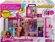 Fantastyczna Barbie Garderoba Zestaw + Lalka + 36 Akcesoriów!