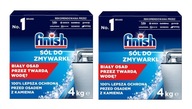 FINISH Zestaw 2x SÓL DO ZMYWARKI 4 KG MEGA PACK