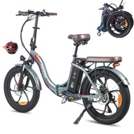 Pánsky/dámsky skladací elektrický mestský bicykel 500W 18Ah 25KM/H 150KM 20 palcov