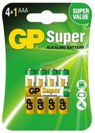 Baterie alkaliczne GP Super Alkaline AAA LR3 5 szt