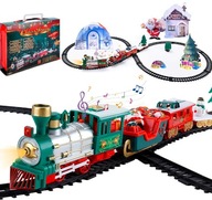 Vianočná lokomotíva vlak koľaje elektrická železnica Melódia