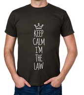 koszulka KEEP CALM I'M THE LAW prezent