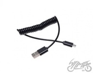 Kabel micro USB rozciągany 1m