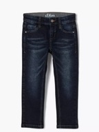 s.Oliver Chlapčenské džínsové nohavice tmavomodré roz 110 cm