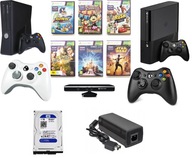 KONSOLA XBOX 360 RGH + 500GB + KINECT + 2xPAD + KONSOLA PO SPA MEGA ZESTAW