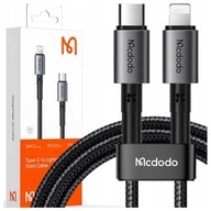 MCDODO KABEL USB-C LIGHTNING SZYBKIEGO ŁADOWANIA 36W 1M DO IPHONE 12 13 14