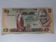 [B3899] Zambia 5 kwacha UNC