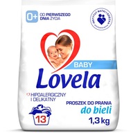Lovela Baby hipoalergiczny proszek do prania białego dla niemowląt 1,3kg