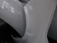 FIAT 500 07- front KPL bonnet bumper support panel for radiators lights colour 268
