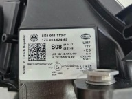 lights front VW GOLF VII LIFT FULL LED R black,