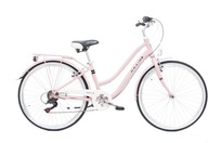 Rower Miejski Maxim MC 1.1 Koła 26" Rama 16" Kolor : Różowy połysk