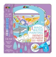 Magické vodné sfarbenie pod vodou