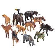 12 ks Plastové prehistorické zvieratá na plochu