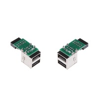 zr-2x 9pin to dual USB 2.0 female adapter