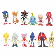 ZESTAW FIGUREK FIGURKI SONIC The Hedgehog 12 SZTUK