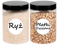 MŰANYAG ÉTELTÁROLÓ EDÉNY 1L 2 DB + CÍMKÉK