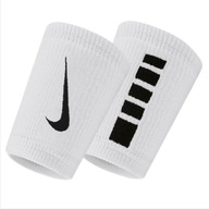 Nike Frotka Na Rękę Elite Doublewide 2PK white