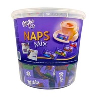 Čokolády Milka Naps Mini Mix 1 kg - 4 príchutí, 207 kusov