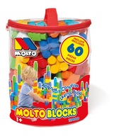 Molto - építőkockás táska 60 db