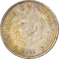 Moneta, Turcja, 50000 Lira, 50 Bin Lira, 1999, VF(