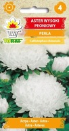 Aster vysoký peonický PERLA semená 1g FENOMENÁLNE BIELE PLNOHODNOTNE KVETY