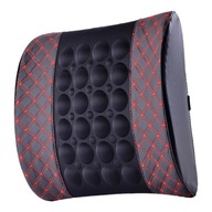 Car Lumbar Support Pillow Safety Chair Cushion for Office Seat Red Line