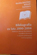 Bibliografia za lata 2000 - 2004 - Anna Brzozowska