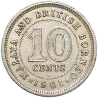 Malaje i Brytyjskie Borneo 10 centów 1953 - 1961