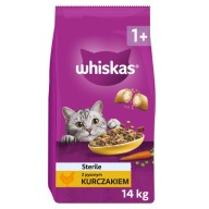 WHISKAS Sterile sucha karma dla kotów po sterylizacji z kurczakiem 14 kg